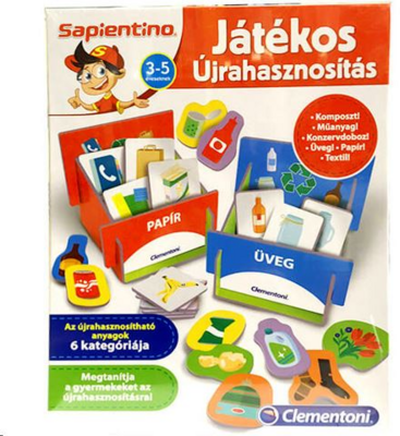 Clementoni Játékos Újrahasznosítás oktató játék /64423/