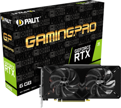 PALIT GeForce RTX 2060 GamingPro, 6GB GDDR6, HDMI/DP