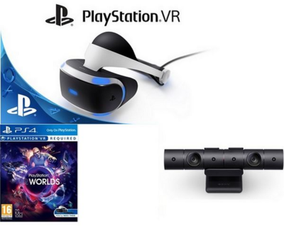 Sony PlayStation VR V2 virtuális valóság headset + kamera + VR Worlds utalvány