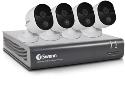 Swann 8 csatornás DVR + 4 db 2MP kamera /SWDVK-845804V/