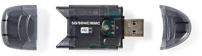Nedis CRDRU2100BK USB 2.0 Külső kártyaolvasó
