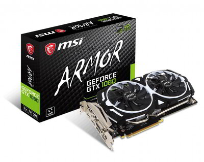 MSI GeForce GTX 1060 3GB GDDR5 ARMOR 3G V1 Videokártya