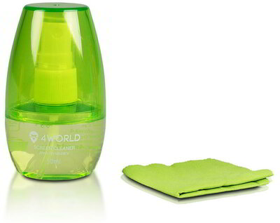 4World Tisztító készlet LED / LCD / Plazma TV | 50 ml gél | kendővel