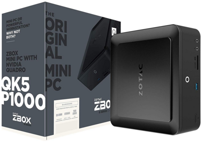 ZOTAC ZBOX QK5P1000 Mini PC Fekete