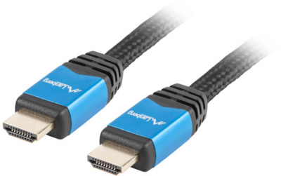 Lanberg HDMI-A apa - HDMI-A apa v2.0 Prémium kábel 3m Fekete