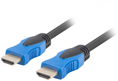 Lanberg HDMI-A apa - HDMI-A apa v2.0 4K kábel 3m Fekete