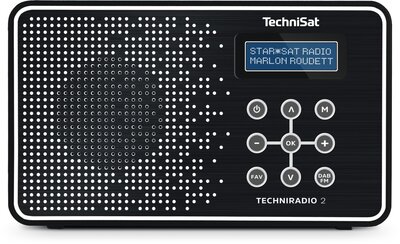 Technisat TechniRadio 2 Rádió - Fekete/Fehér