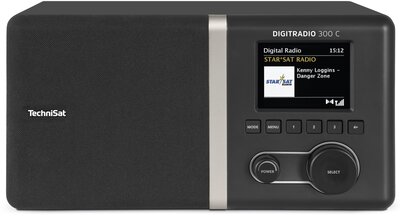 TechniSat DigitRadio 300 C Rádió - Fekete