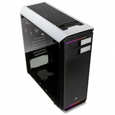 Aerocool Aero-500G RGB Számítógépház - Fehér