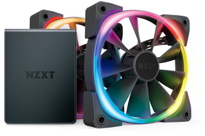 NZXT Aer RGB 2 120mm PWM rendszerhűtő (2db/csomag)
