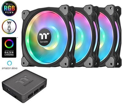 Thermaltake Riing Duo 14 RGB Radiator Fan TT Premium Edition (3-Fan Pack) rendszerhűtő ventilátor