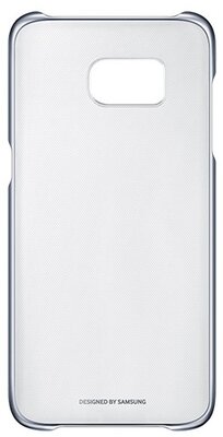Samsung Galaxy S7 Edge Cover Clear gyári hátlap tok - Fekete