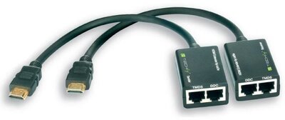 Techly 301153 HDMI - UTP Cat5e passzív hosszabbító adapter