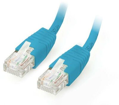 Equip U/UTP Cat6 lapos patch kábel 5.0m kék