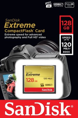Sandisk Extreme 128 GB CF