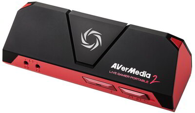 AVerMedia Video Grabber Live Gamer Portable 2 Digitalizáló - Piros/Fekete