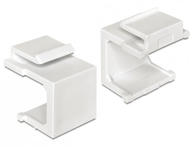 Delock 86314 Keystone fedél - Fehér
