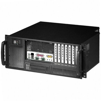 Techly 307377 19" ATX Szerver ház 4U - Fekete