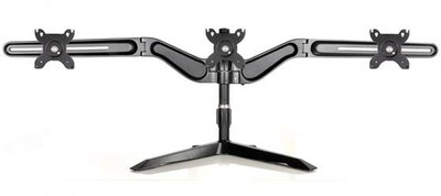 Silverstone SST-ARM31BS 0"-24" 3 karos LCD TV/Monitor asztali tartó Fekete