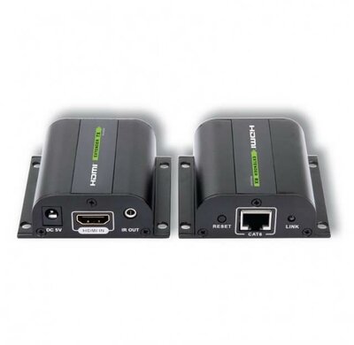 Techly 020355 HDMI Extender UTP kábelen 60m - Fekete