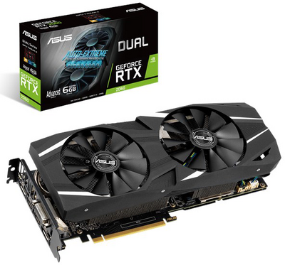 Asus GeForce RTX 2060 6GB GDDR6 Dual Advanced edition Videokártya