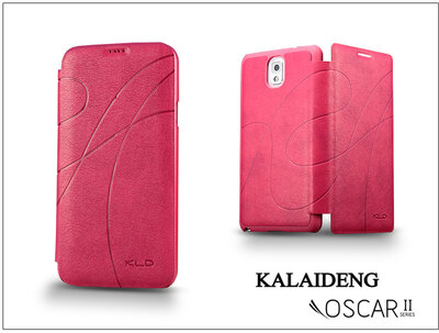 Samsung SM-G900 Galaxy S5 flipes tok - Kalaideng Oscar 2 Series - pink