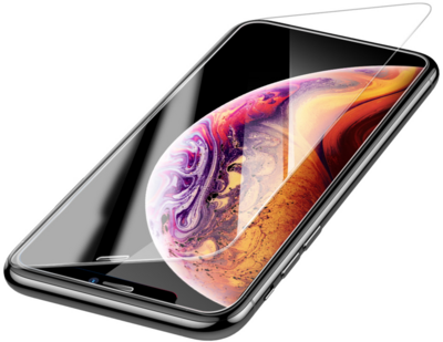 Baseus Full-Glass Apple iPhone Xr 6.1" 0.3mm Edzett üveg kijelzővédő fólia - Átlátszó