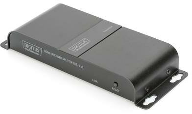 Digitus DS-55302 HDMI Extender UTP kábelen 40m - Fekete (1 Bemenet / 2 Kimenet)