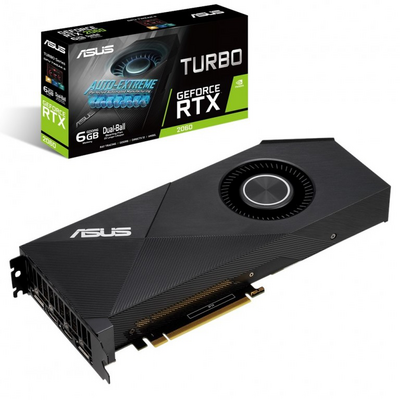 Asus GeForce RTX 2060 6GB GDDR6 TURBO 2xHDMI 2xDP - TURBO-RTX2060-6G