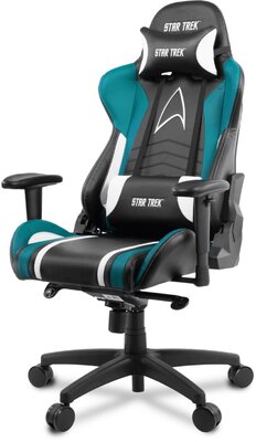 Arozzi Star Trek Special Edition Gamer szék - Fekete/Fehér/Kék