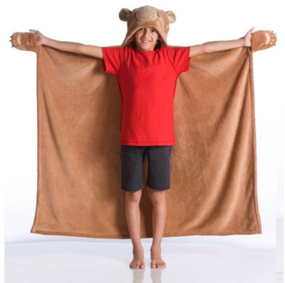 Kanguru Bear macis viselhető pléd gyerekeknek (1197)