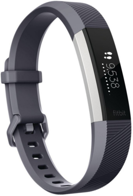 Fitbit Alta HR aktivitásmérő karpánt large szürke / ezüst /FB408SGYL-EU/