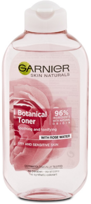 Garnier Skin Naturals Botanical arctisztító tonik rózsavízzel 200 ml