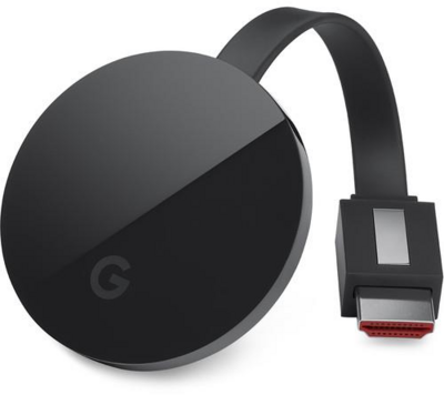 Google Chromecast Ultra 4K Black without charger