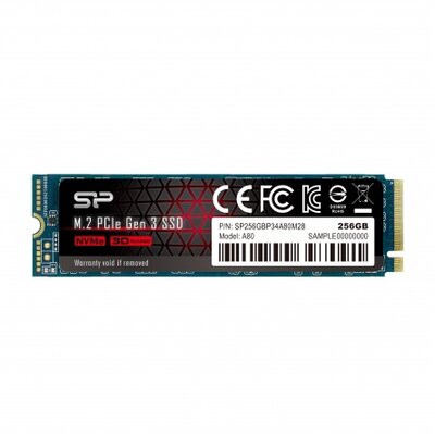 256GB Silicon Power SSD M.2 P34A80 meghajtó (SP256GBP34A80M28)