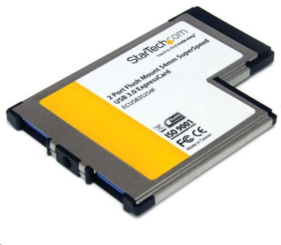 StarTech.com 2x USB 3.0 bővítő kártya Express Card /ECUSB3S254F/