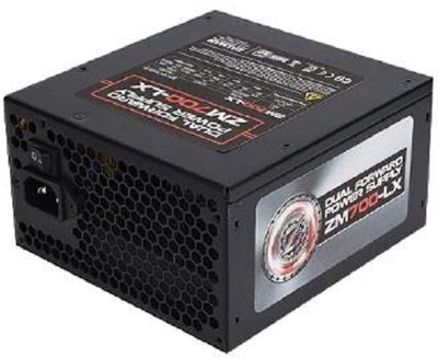 PSU Zalman ZM700-LX 700W, Low noise 140mm fan + additonal ZM-F3 LED(SF)