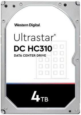 Western Digital Ultrastar DC HC310, 3.5', 4TB, SAS, 7200RPM, 256MB cache