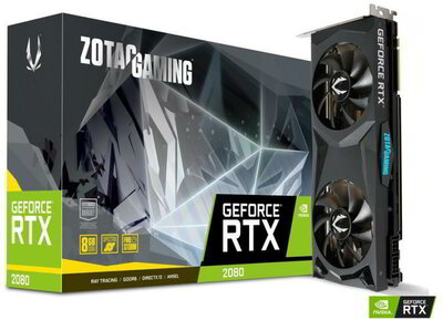 ZOTAC GAMING GeForce RTX 2080, 8GB GDDR6, 3xDP+HDMI+USB-C