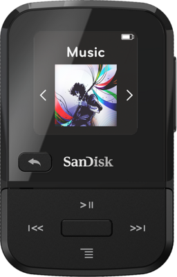 Sandisk CLIP SPORT GO MP3 Lejátszó 16GB, Fekete