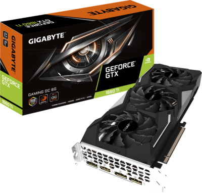 Gigabyte GeForce GTX 1660Ti GAMING OC 6G, 6GB GDDR6, 3xDP, HDMI Videókártya