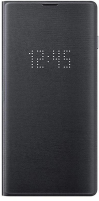 Samsung LED View Cover Galaxy S10 flip tok fekete /EF-NG973PBEGWW/