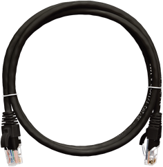 NIKOMAX patch kábel UTP, Cat5e, LSZH, 20m ,fekete