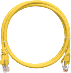 NIKOMAX patch kábel UTP, Cat5e, LSZH, 10m ,sárga