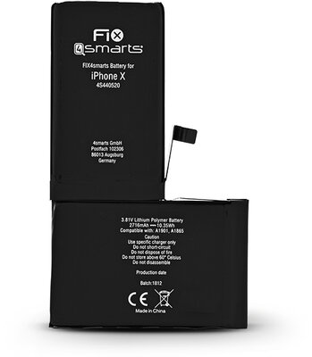 Apple iPhone X akkumulátor - Li-polymer 2716 mAh - utángyártott - (ECO csomagolás)