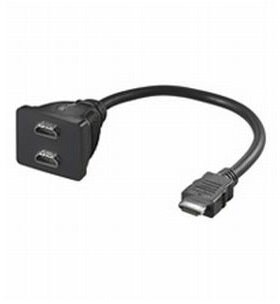 Goobay 2 portos HDMI splitter