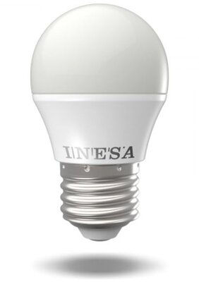 INESA LED Fényforrás Kisgömb E27 4W 3000K