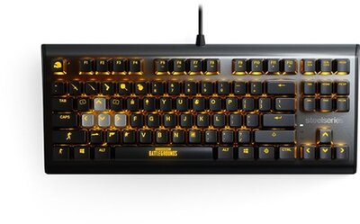 Steelseries M750 TKL PUBG USB angol gaming billentyűzet fekete