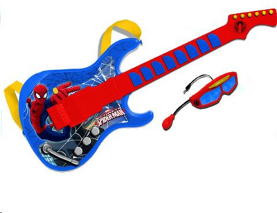 Reig Pókember elektromos gitár mikrofonos szemüveggel /557R/