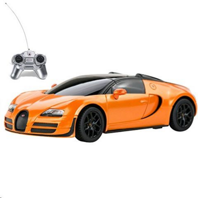 Mondo Toys RC Bugatti Veyron narancssárga 1:24 távírányítós autó 40MHz /59598/bugattinarancs/